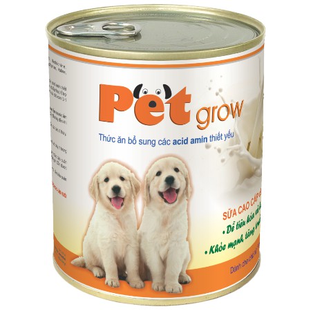 "Hoàn tiền đến 10%" Sữa chó con PET GROW (Lon 200g)