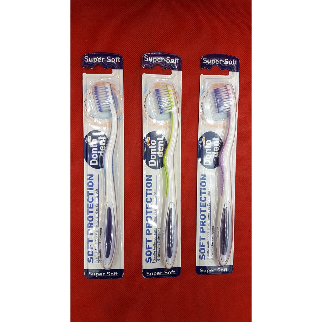 Bàn chải đánh răng Dontodent Super Soft siêu mềm -