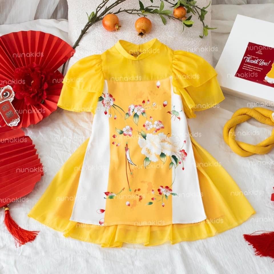 SET AO DÀI CÁCH TÂN BÉ GÁI 3 CHI TIẾT