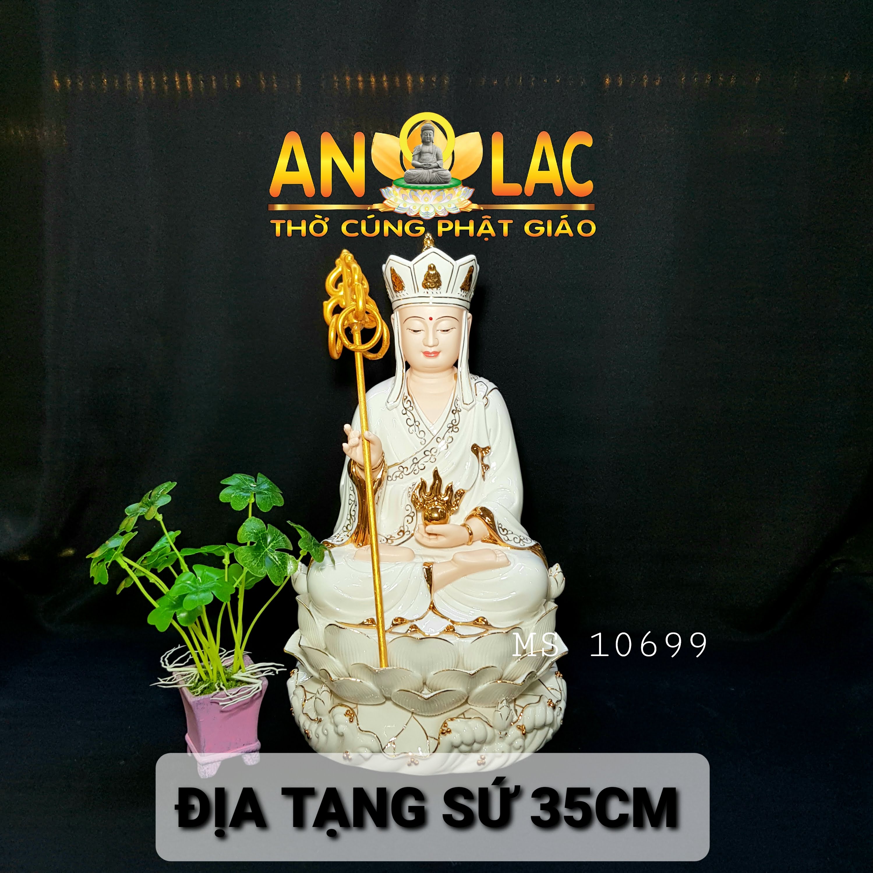 Tượng địa tạng sứ 5s màu da 5n