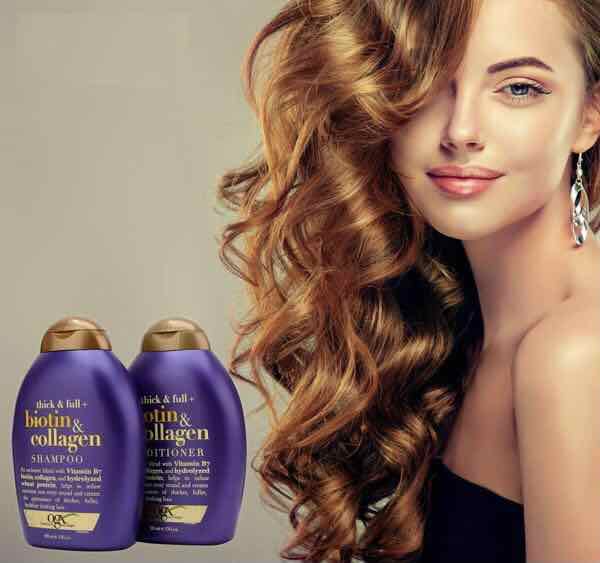 Dầu gội - xả Biotin Collagen dành cho tóc yếu tóc rụng