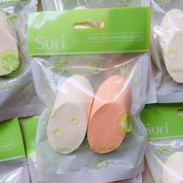 Bông phấn tán kem nền dạng xúc xích SURI