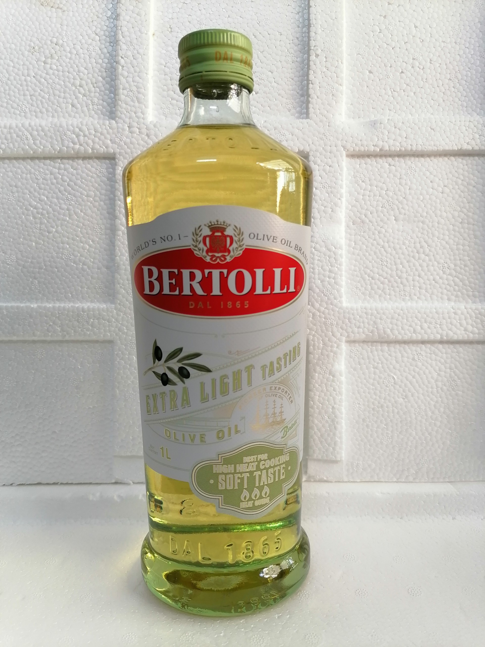 1 Lít - Light Dầu ô liu Italia BERTOLLI Extra Light Tasting Olive Oil
