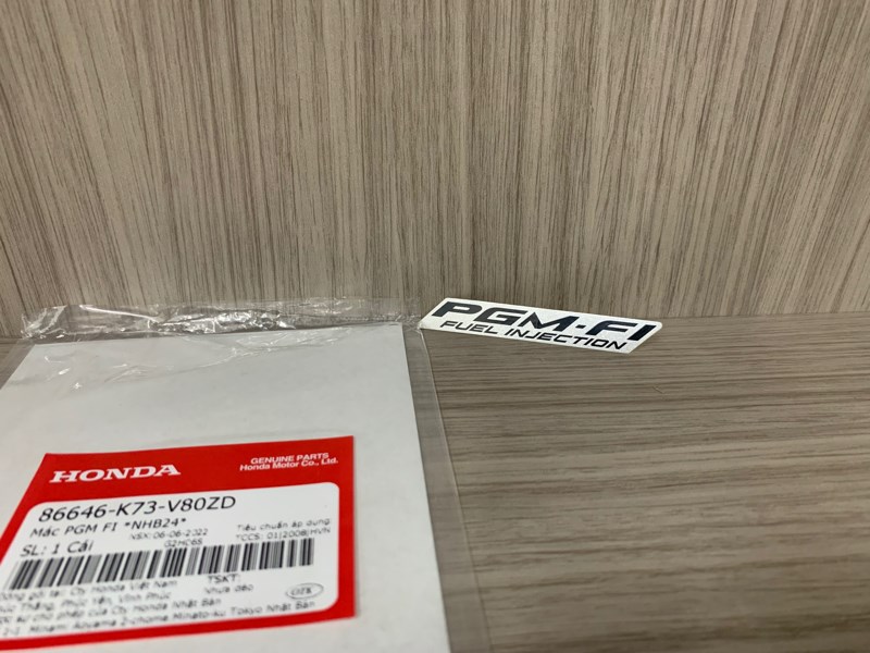 Tem Chử PGM Fi ( Future 20 Led ) xe Bạc (Miếng)