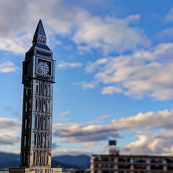 Mô Hình 3D Kim Loại Lắp Ráp Tháp Đồng Hồ Big Ben [Chưa Lắp]