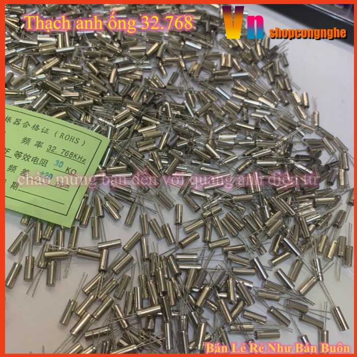 Combo 10 con thạch anh ống 32.768
