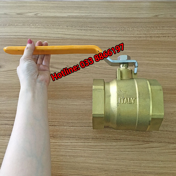 Van bi đồng tay gạt Italy phi 90 DN 80