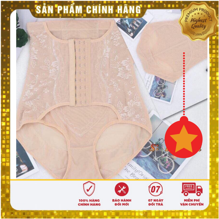 Quần Gen Nịt Bụng Lưng Cao Móc Dài (Quần kiêm nịt) vải dễ chịu