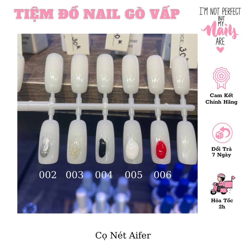 Cọ Nét Aifer Chính Hãng - Cọ Nét Gel Vẽ Móng