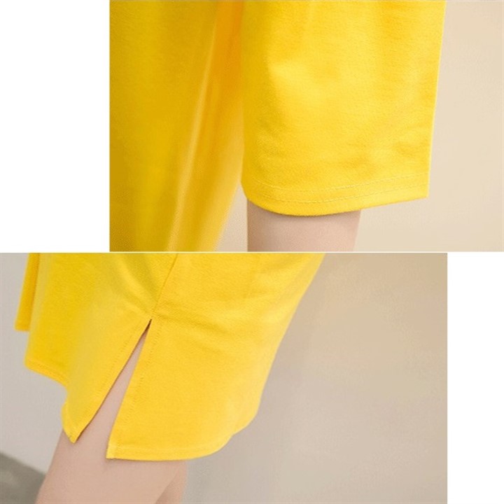 [HCM]Áo Thun Form Dài Xẻ Tà