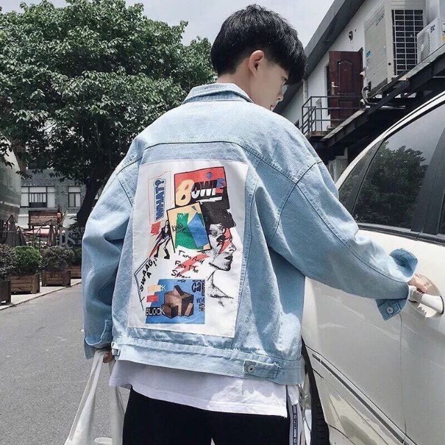 Áo khoác jean nam phong cách trẻ trung binstore94 bt777