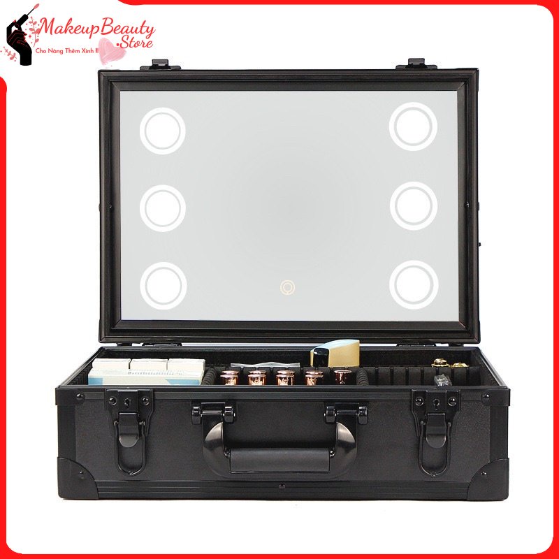 Cốp vali cốp trang điểm có gương đèn led MS 801 [ MakeupBeauty.Store Cho Nàng Thêm Xinh ]