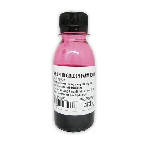 Siro nho hiệu  Golden Farm 100ml