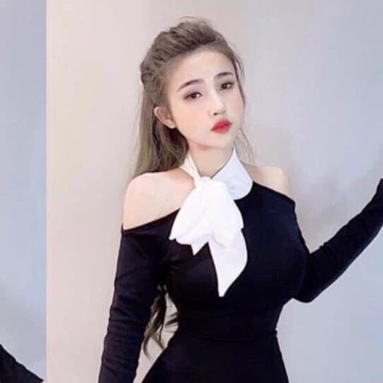 Đầm Nữ ( Váy Nữ ) Thiếu Nữ Quyến Rũ Umi Cột Nơ Thời Trang Bambo