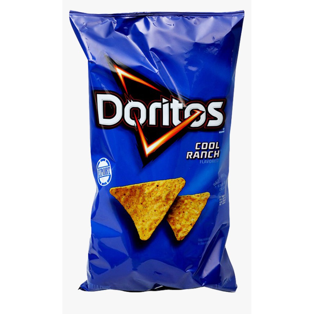Bánh snack hiệu Fritolay's Doritos Coolranch Chips - Nhập khẩu Mỹ 198g