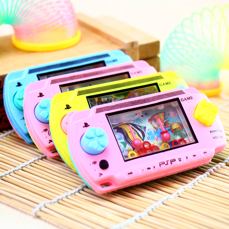 Đồ chơi máy chơi game nước trẻ em máy bắn vòng nước cầm tay, đồ chơi tuổi thơ huyền thoại