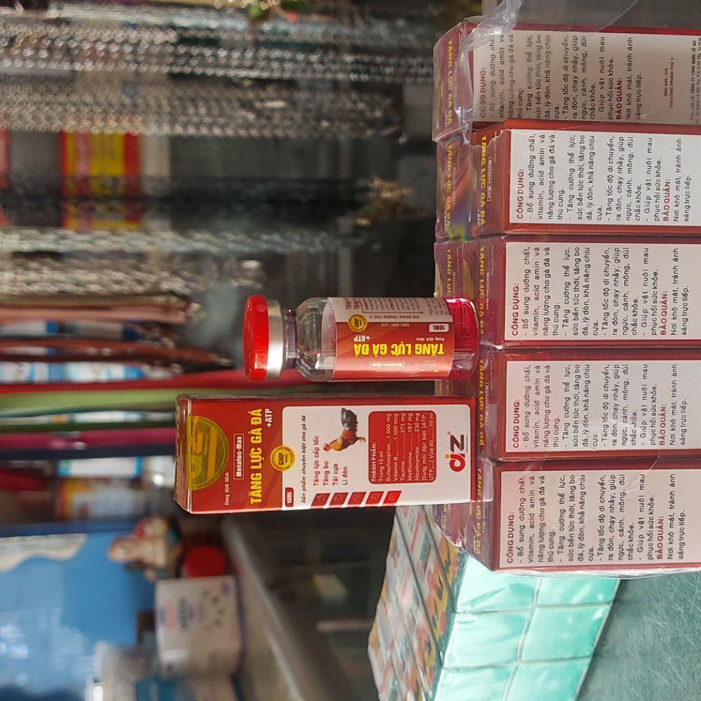 tăng lực gà đá +atp 10ml (metafos-mas) tang luc ga da