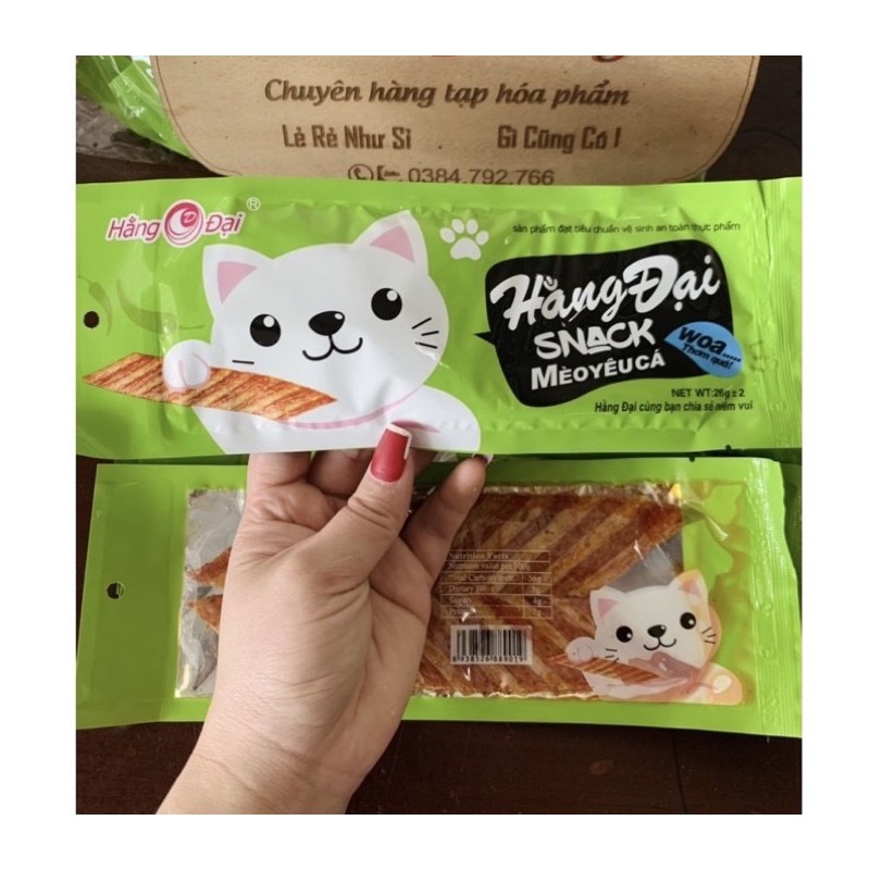 SNACK MÈO YÊU CÁ HẰNG ĐẠI GÓI 26G