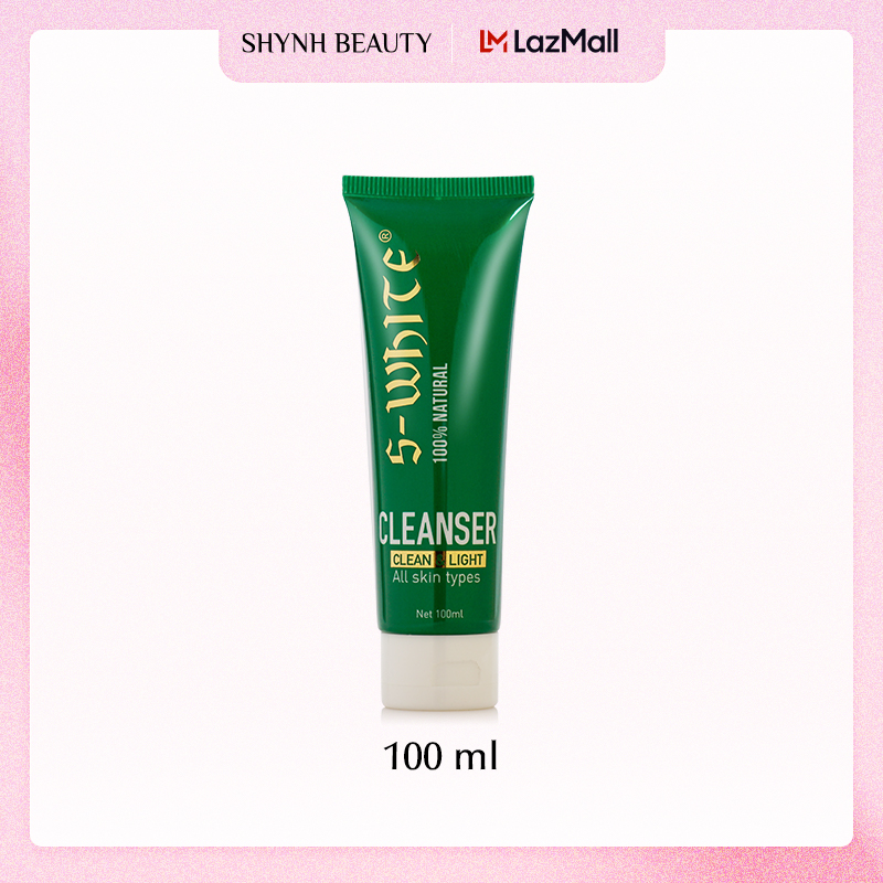 Sữa rửa mặt nha đam làm sạch da S-White 100ml