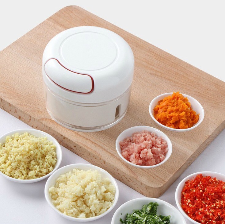 Máy xay tỏi ớt mini cầm tay, dụng cụ xay tỏi ớt
