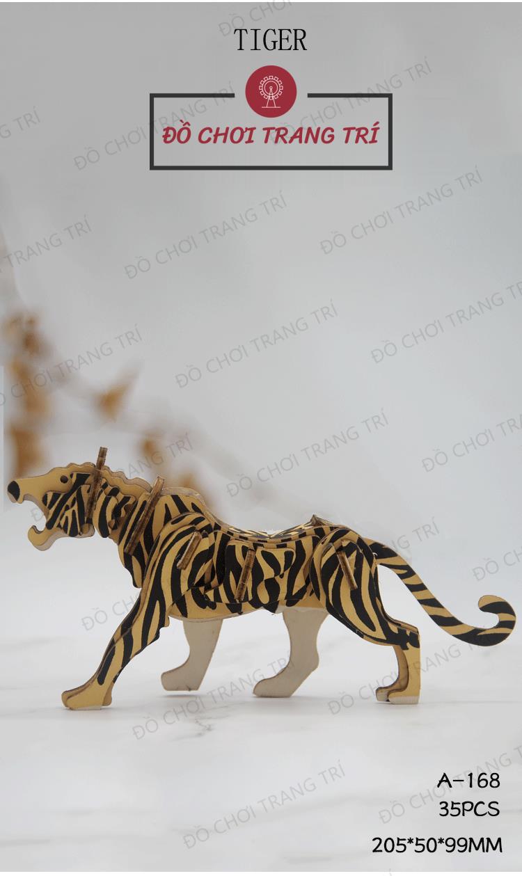 Đồ chơi lắp ráp gỗ 3D - Mô hình ĐỘNG VẬT