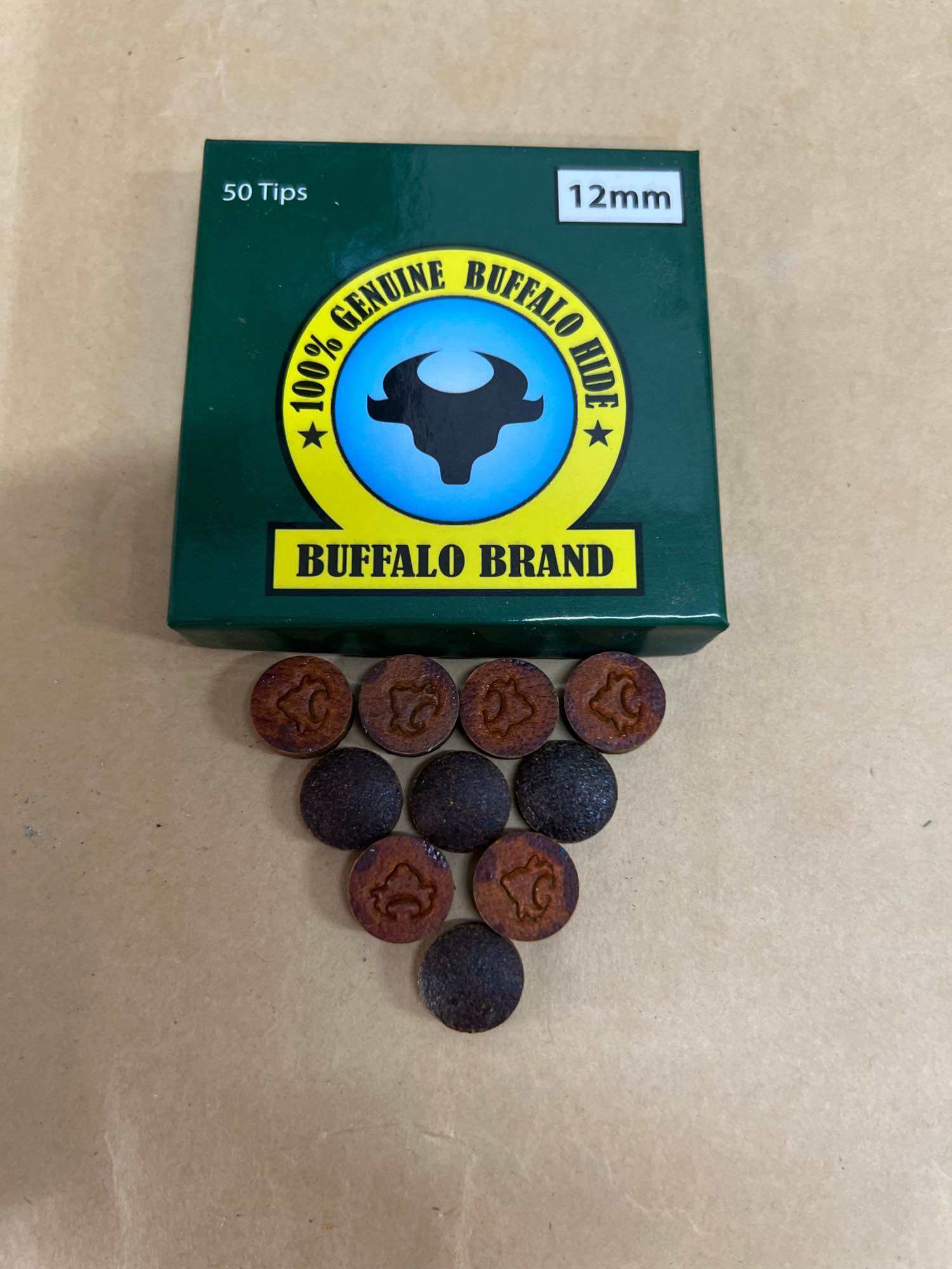 Combo 10 đầu cơ bida 12mm BUFFALO
