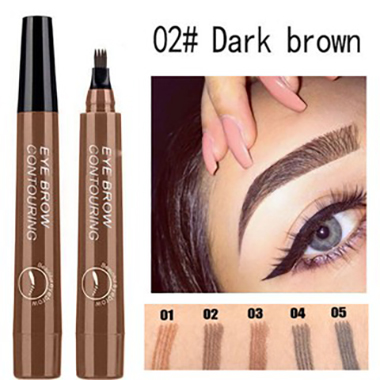 Chì kẻ mày phẩy sợi 4D SUAKE Bút chì phẩy kẻ lông mày chống trôi nước 5 màu Thần Thánh.
