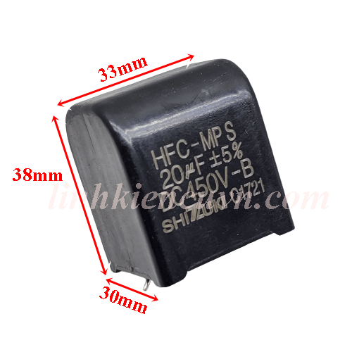 Tụ máy lạnh 20uf 450vdc shinzuki