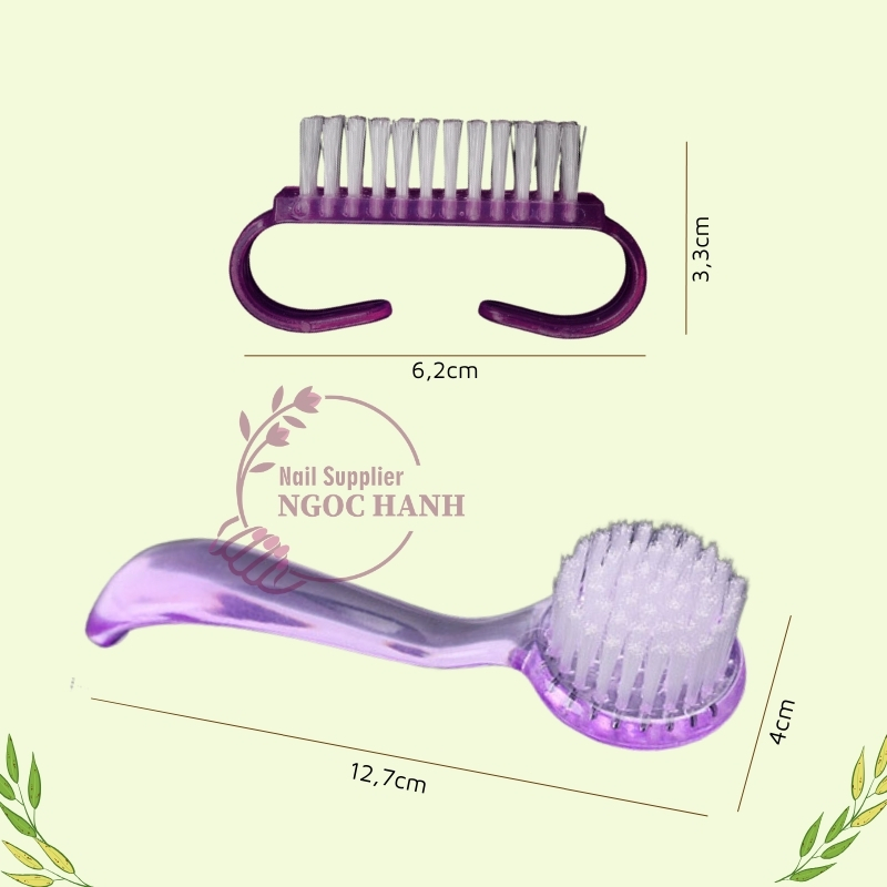 Bàn chải chà móng, phủi bụi móng làm nail - D007