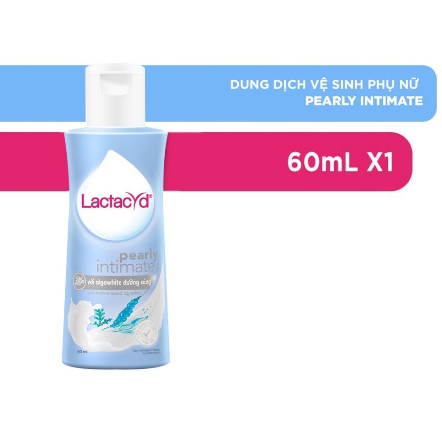 Combo 3 Chai Dung Dịch Vệ Sinh Phụ nữ Lactacyd Pearly Intimate 60ML