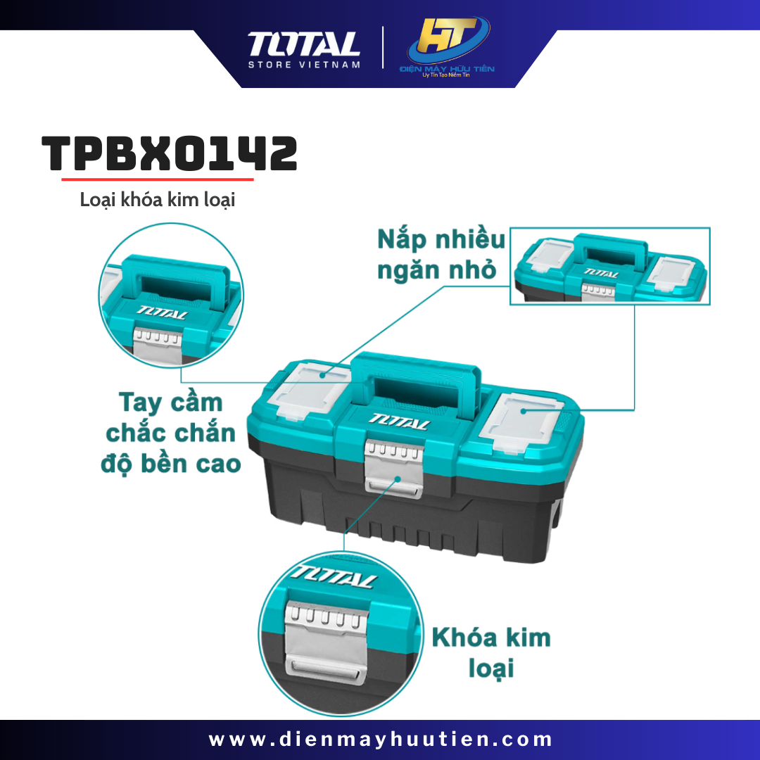 Hộp Đựng Dụng Cụ 14 inch TOTAL