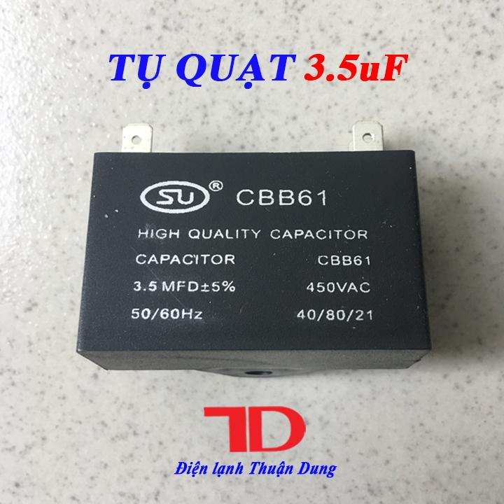 Tụ Quạt 3.5uF, Tụ điện dùng cho quạt máy điều hòa