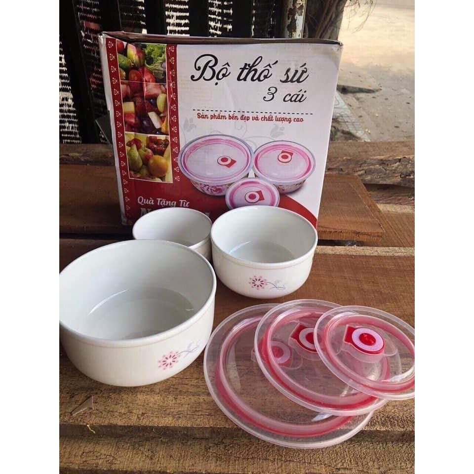 [Hoàn tiền 12%] Bộ thố 3 món quà tặng từ nutifood