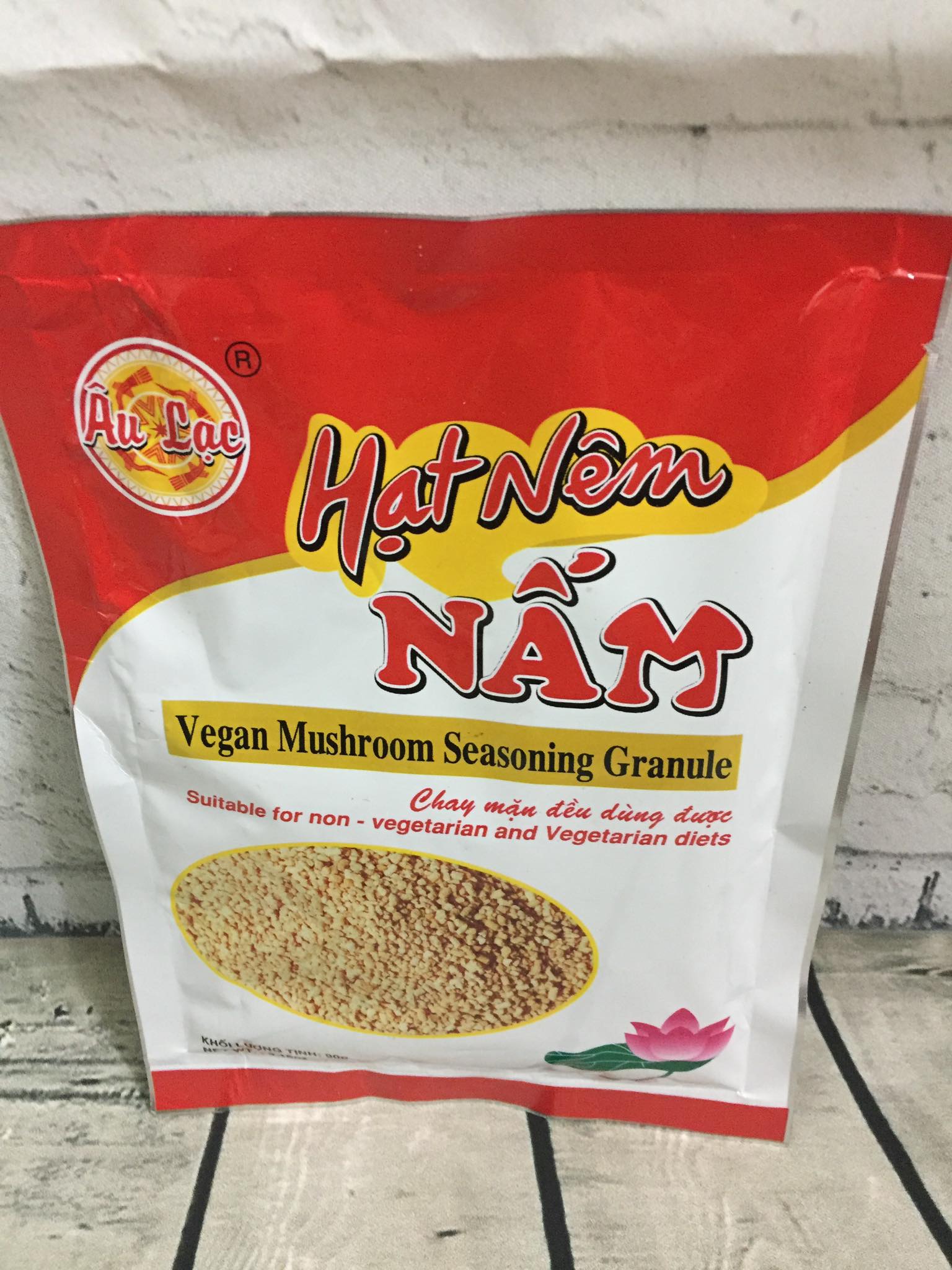 [HCM]HẠT NÊM NẤM CHAY ÂU LẠC - Gói 90G