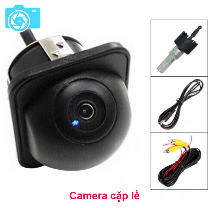 Camera cặp lề loại khoan gương dùng cho mọi loại màn hình có chân AV