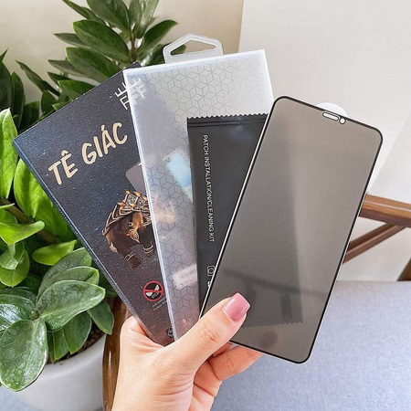 [Lấy mã miễn phí vận chuyển] CHỐNG NHÌN TRỘM - Kính cường lực Iphone 6 đến iphone 12 promax tê giác full màn hình