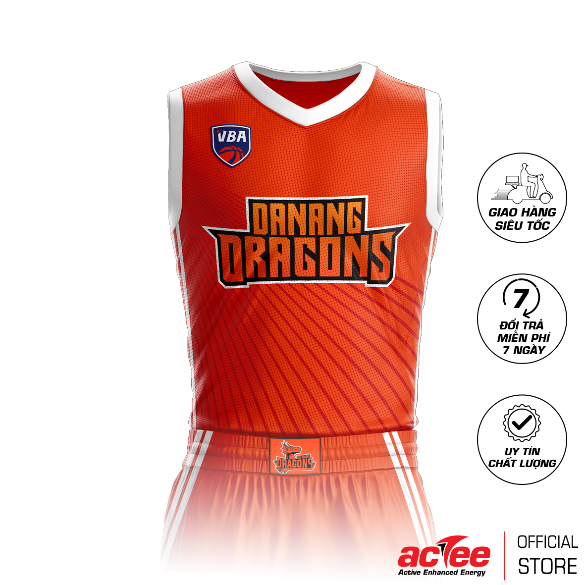 Đồ bóng rổ Danang Dragons VBA 2021