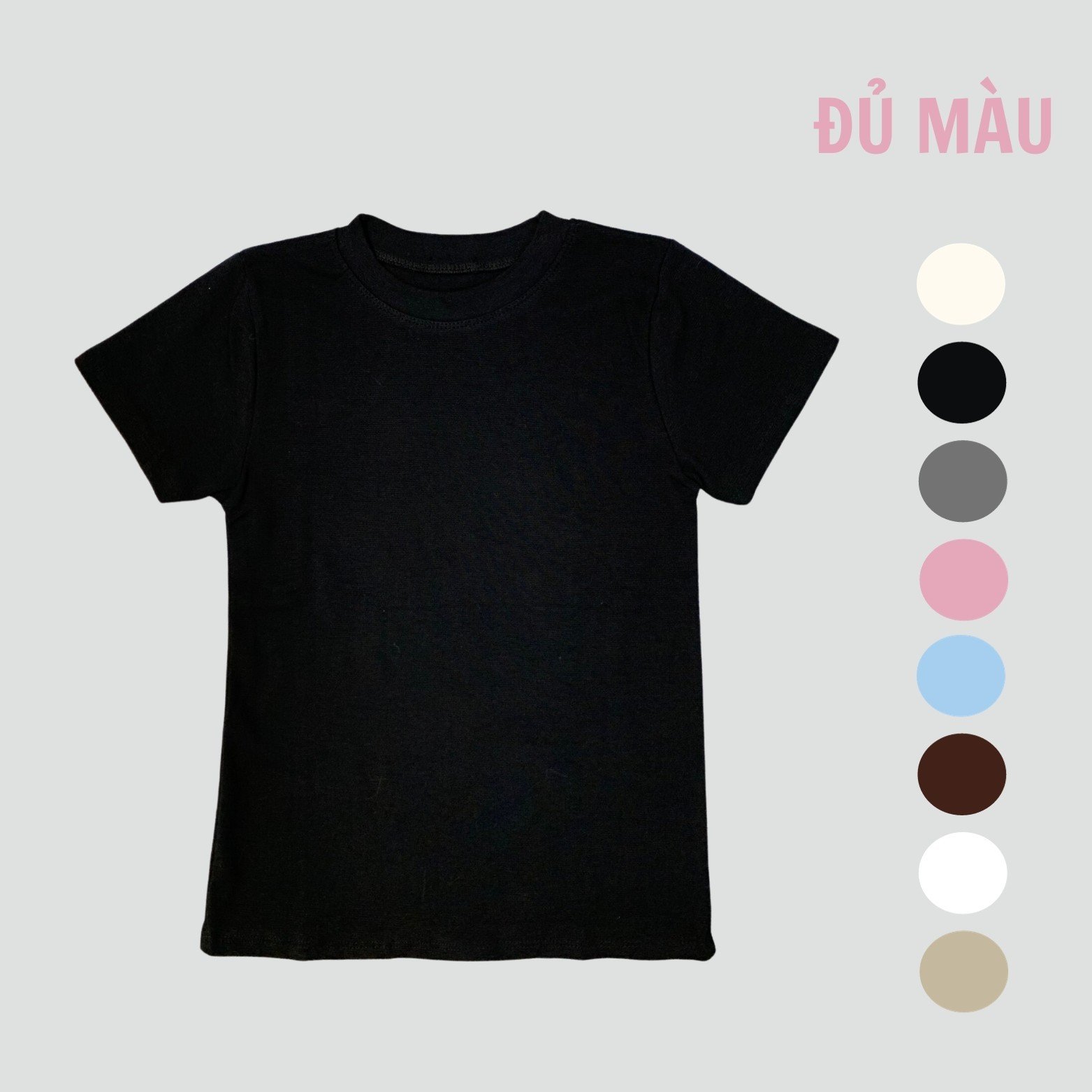 Áo thun trơn form ÔM babytee đủ màu basic chất liệu thun con giãn 4 chiều fit dáng siêu đẹp