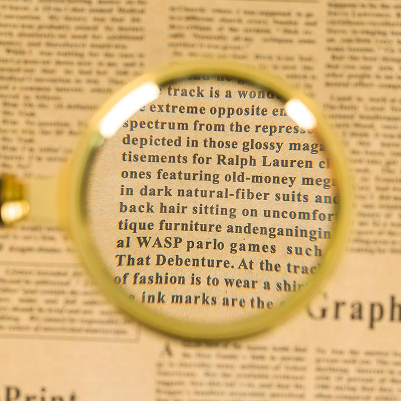 90mm Magnifier Handheld Magnifying Glass