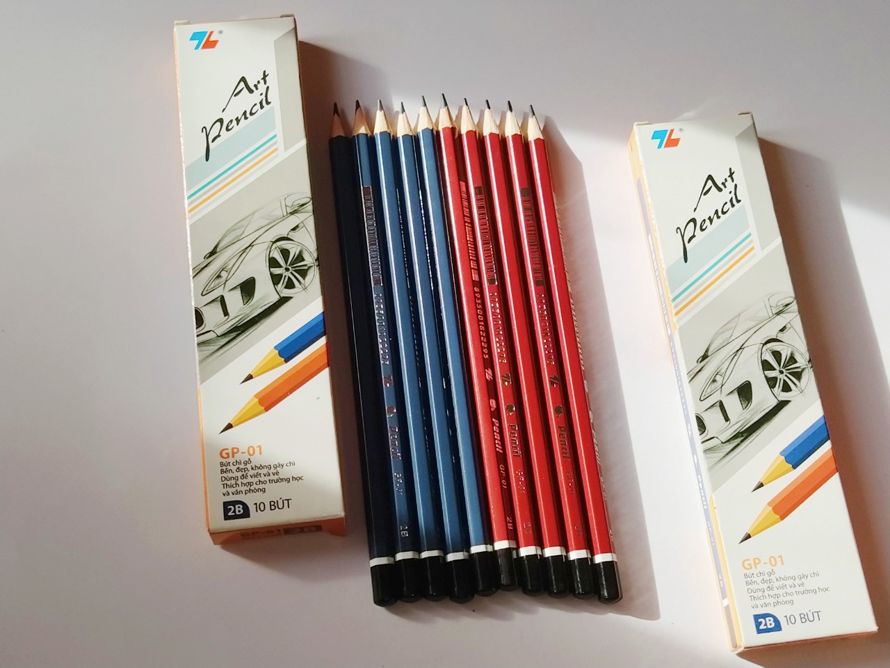 Chì 2B Thiên Long -Hộp 10 cây