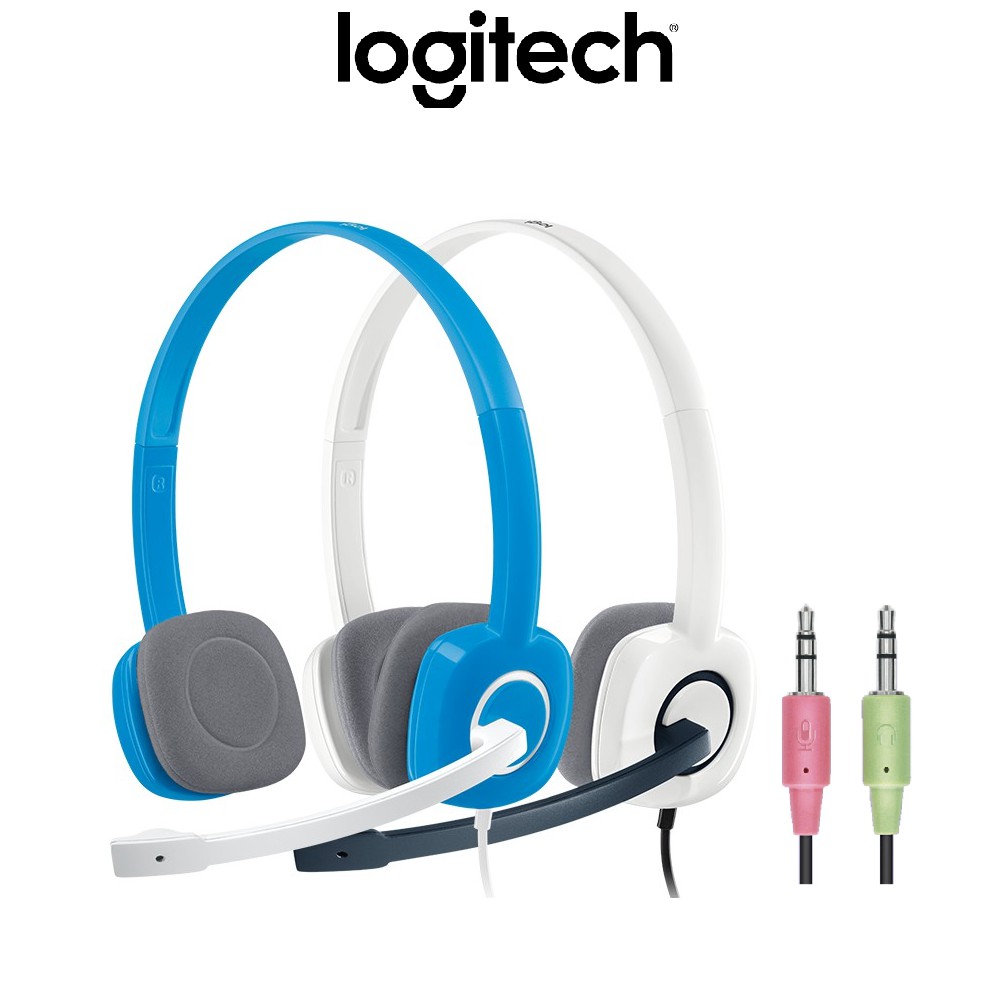 Tai nghe có dây Logitech H150 (White/Blue) - Tem DIGIWORLD / VĨNH XUÂN Phân Phối