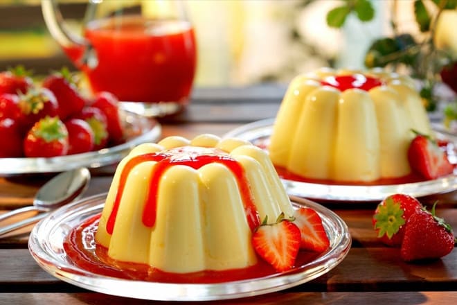 SET LÀM PUDDING 6 VỊ ( Trứng , Socola , Dâu , Khoai Môn, Matcha, Đào) - 100G/500G