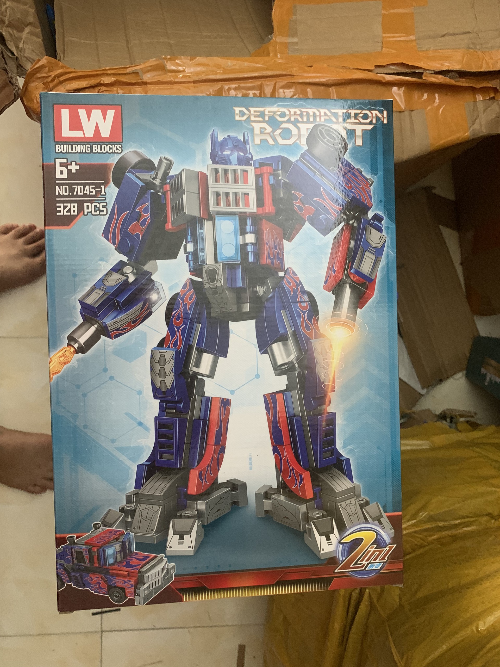 [Hoàn Tiền 10%]BỘ ĐỒ CHƠI XẾP HÌNH ROBOT Transformer BUMBLEBEE - Lắp Ráp Robot Optimus