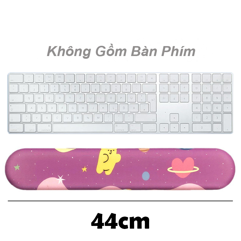 Kê Tay Bàn Phím GALAXY Có Đệm Silicon Chống Mỏi Cổ Tay