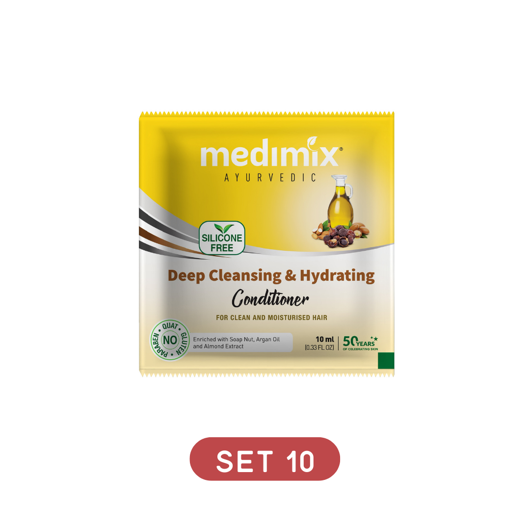 Set 10 Dầu gội/Dầu xả Medimix Sample 10ml/ gói