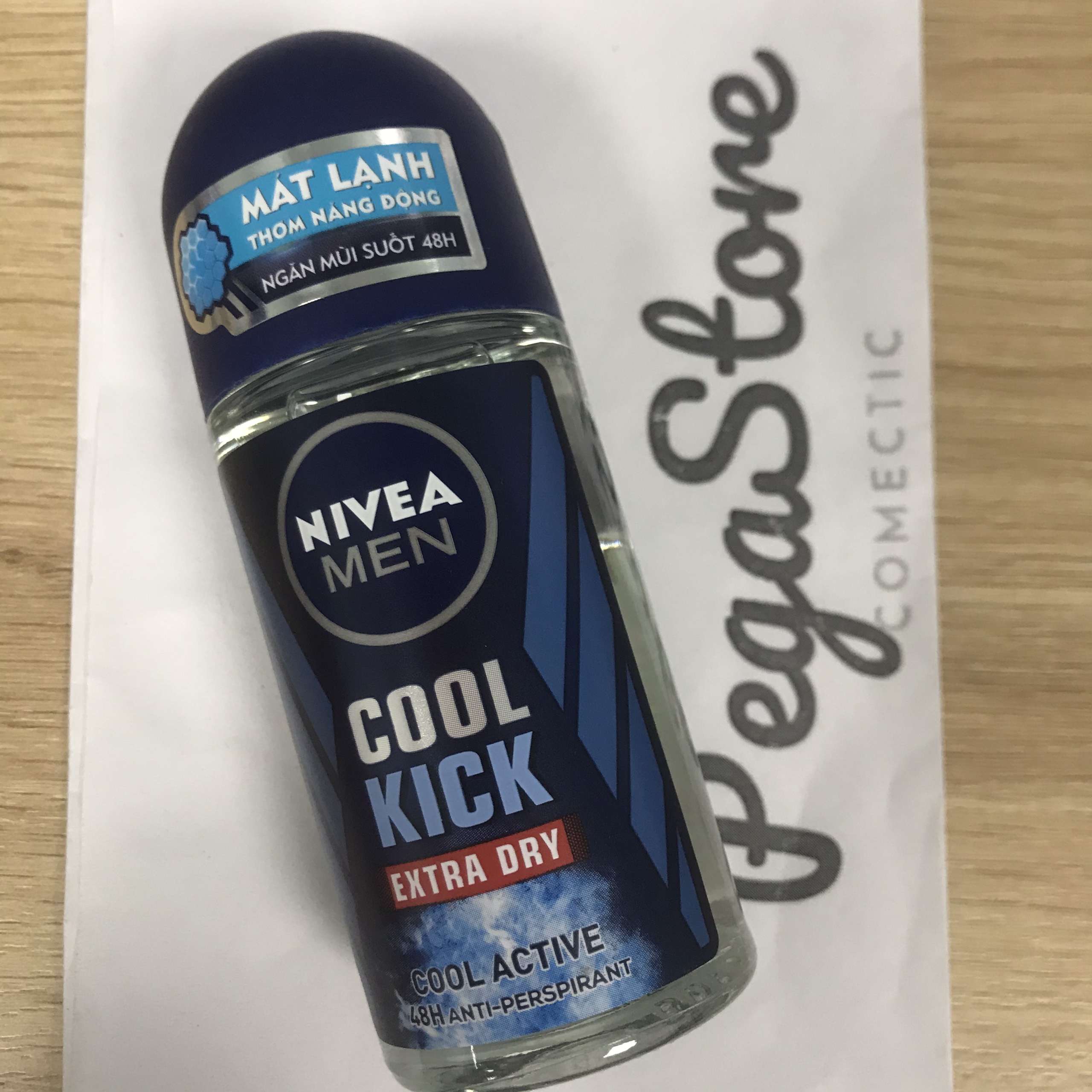 Nivea Men cool kick-roller Nivea Men silver protect underarm exerciser Nivea Men dry impact 50ml-pegastore