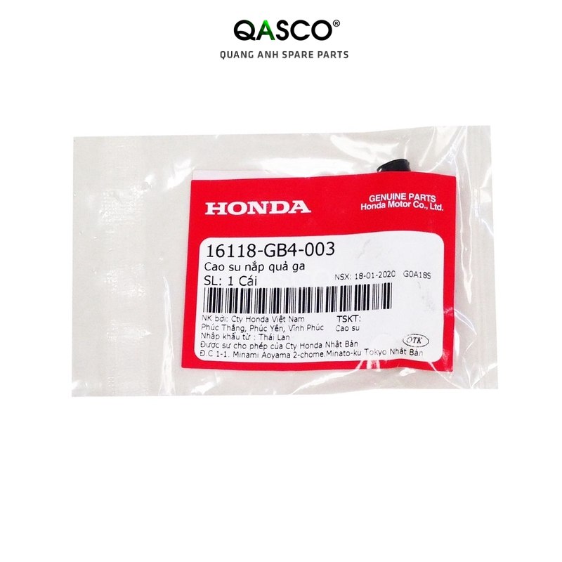Cao su nắp quả ga HONDA DREAM / WAVE / FUTURE (16118GB4003) _1364