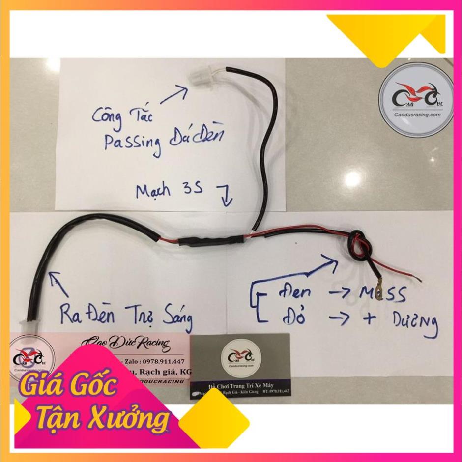Mạch trợ sáng 3s passing cho l4 , l4x , c6 …và nhiều led trợ sáng khác cd68
