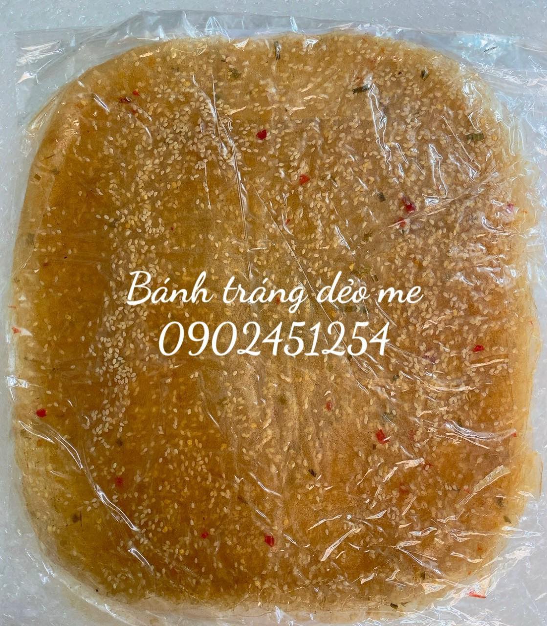 Bánh Tráng Dẻo Me Cay Tây Ninh 500g (Ăn Chay Được)
