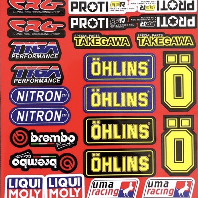 ( Mẫu ngẫu nhiên ) Tem dán logo xe máy, sticker logo xe máy, decal dán xe máy